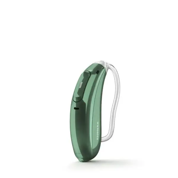 Phonak Hörgerät für Kinder in grün